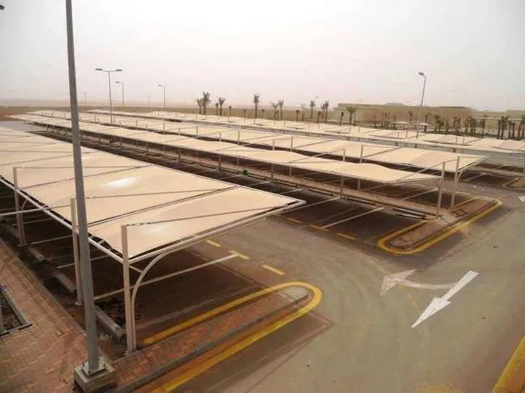 مظلات مواقف سيارات 