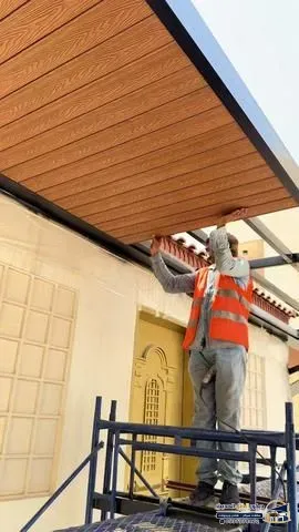 أسعار مظلات الشرائح الخشبية للفلل والاستراحات  الرياض - ضمان معتمد